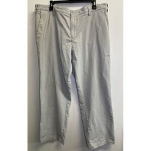 Adidas Mens Performance Golf Straight‎ Leg Pants 38X31 Grey Stretch Side Pocket